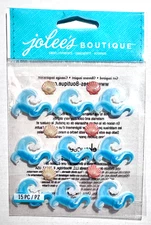 Waves Jolee's Stickers Scrapbooking Card Journal Embellishment 50-21619