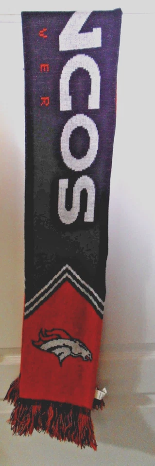 Bufanda reversible Forever Collectibles NFL Denver Broncos Foto 4 de 4