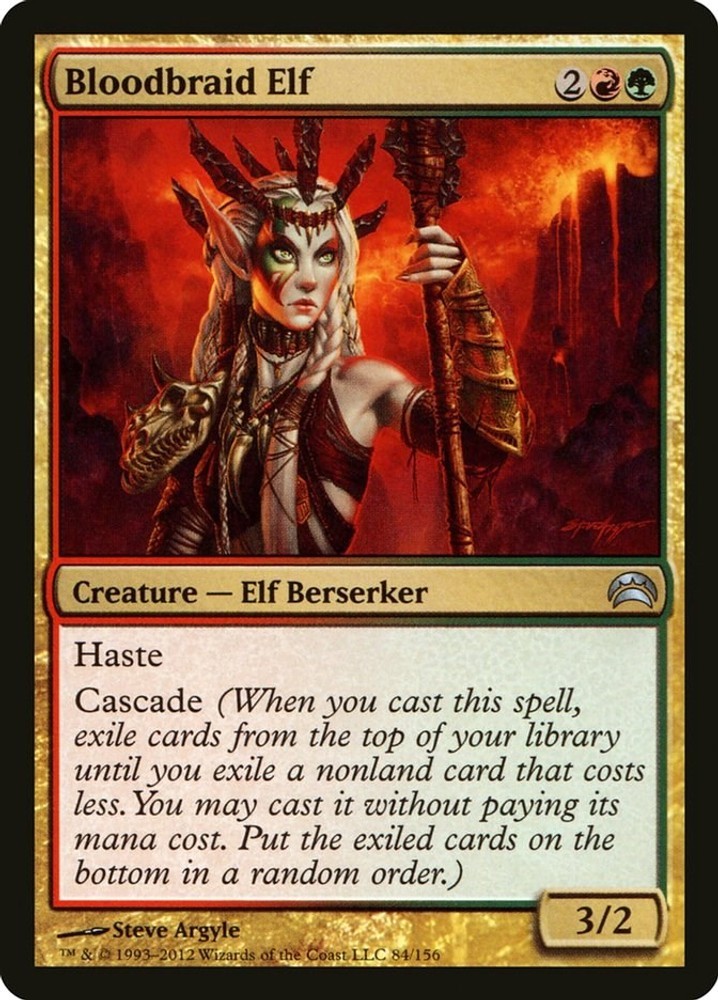 Bloodbraid Elf Planechase 2012 MTG 84 MP