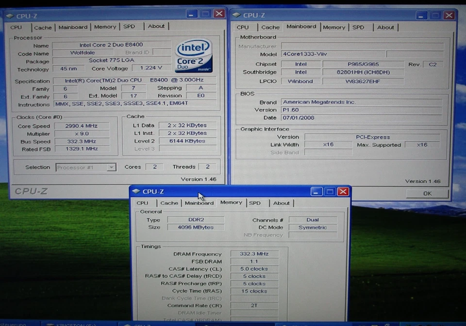 Windows XP PC Intel Core2Duo E8400 3,0GHz, 4GB DDR2 ,ATI Radeon HD6450 1GB HDMI - Bild 3 von 4