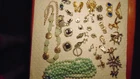 Vintage, Junk Drawer, Mixed Multi-Colored Costume Jewelry, Lot All Wearable