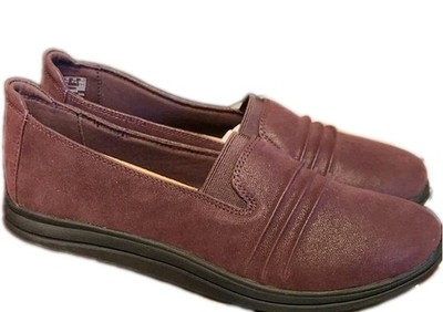 Clark s Cloud Steppers Shoes Women s 10 W Breeze SOL Burgundy Cushion New W/Box