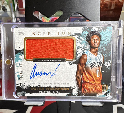 Topps 2021-22 Inception OTE Ausar Thompson IAPC-ATH2 Auto Relic 196/199