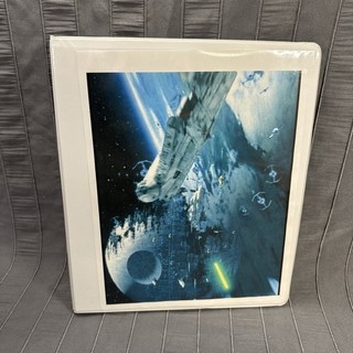 Lote de 120 tarjetas y pegatinas Topps Binder 1983 Star Wars El Retorno del Jedi