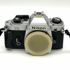 Nikon FG 35mm Film SLR Camera Body Only Tested Working Strap Cap