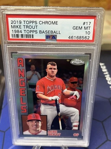 2019 Topps Chrome - 1984 Topps Mike Trout #84TC-17 Refractor