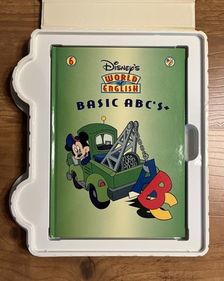 Disney's World Of English 6 Collectible Learning Books Cds & DVD