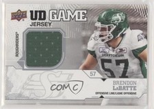 2019 Upper Deck CFL UD Game Jerseys Brendon LaBatte #GP-LB i9i