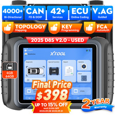 XTOOL USED D8S V2.0 Auto Full System Diagnosi...