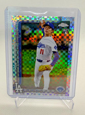 Roki Sasaki 2025 Topps Chrome X-Fractor #217 Rookie RC