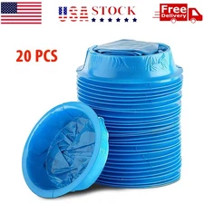 20 Pack Disposable Emesis Vomit Puke Throw-Up Barf Bags Air Sea Car Sickness Aid