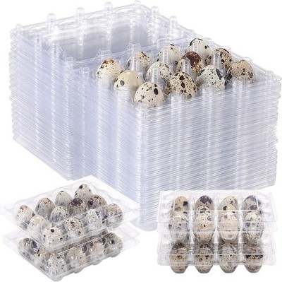 Quail egg paper box, square egg box, paper box quail egg tray container