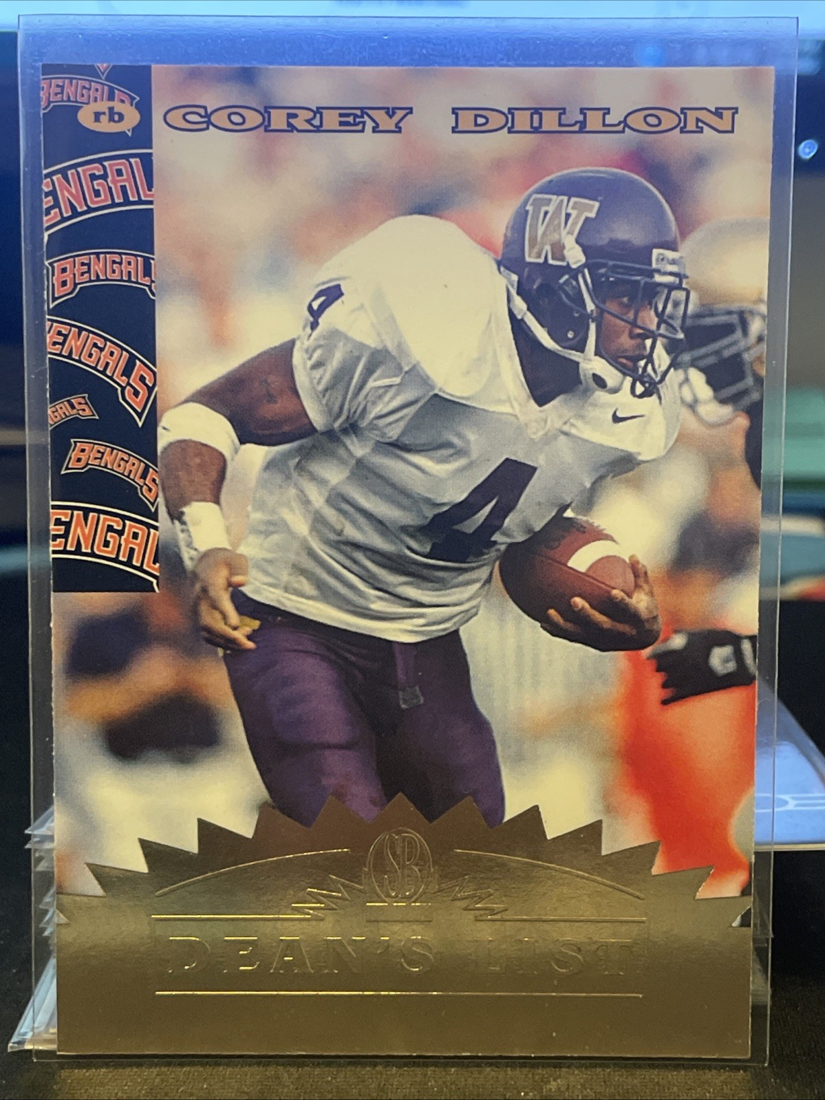 1997 Score Board NFL Rookies Dean's List #18 Corey Dillon