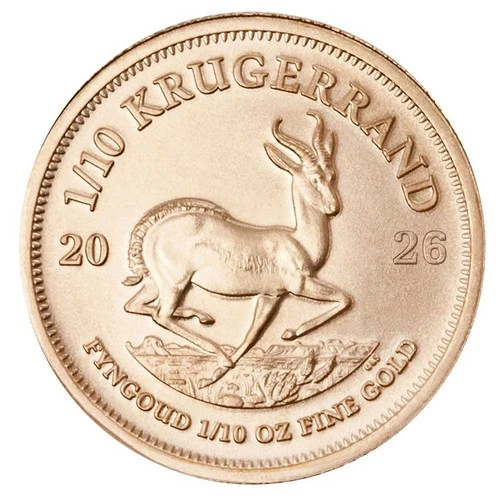 2026 Gold Krugerrand 1/10 oz — photo from the most recent tracked eBay sale