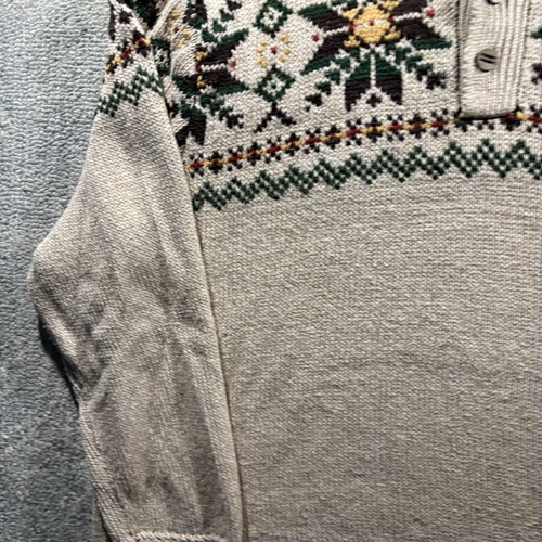 Polo Ralph Lauren Cotton Silk Linen Blend Sweater Argyle Fair Isle Pullover 5XLT - Picture 6 of 13