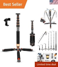 Versatile Monopod with Tripod Base - Lightweight Durable for Photographers