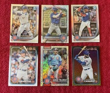 2026 DANIEL PALENCIA TOPPS SERIES 1 HOLOFOIL (6) CARDS CHICAGO CUBS