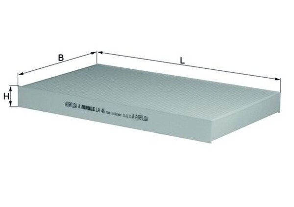Innenraumfilter Mahle LA 46 Partikelfilter FüR Audi A6 100 4B2 C4 4B5 4A2 4A5 C5-image