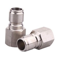 Stainless Steel Quick Disconnect FPT 3/8" Homebrewing Connector Female
