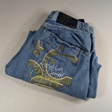 Rocawear Jean Shorts Boys Size 16 Blue Y2K Hip Hop Streetwear Denim