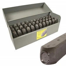 CH Hanson 21629 - Stamp Set-5/16" Letter/Number Heavy Duty 36Pcs.