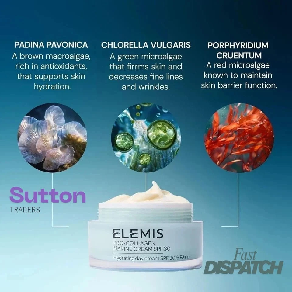 Elemis Pro Collagen Marine Cream SPF 30 Anti Wrinkle Removing Day Cream 50ml - Image 3 of 4