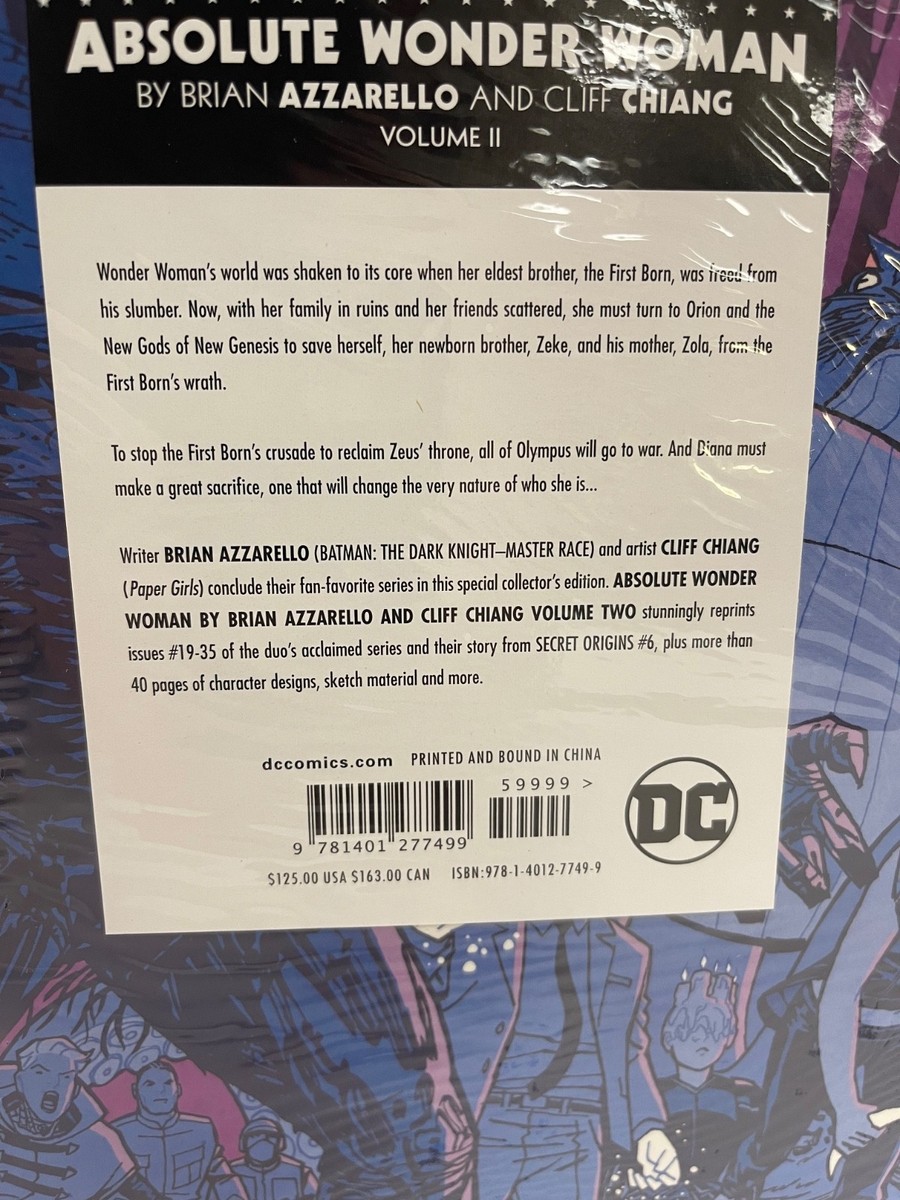 Absolute Wonder Woman by Brian Azzarello and Cliff Chiang #2 (DC