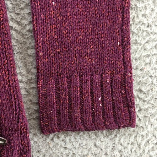 Suéter Guess de punto de manga larga para mujer M rosa mezcla de algodón lentejuelas espalda redonda - Imagen 9 de 20