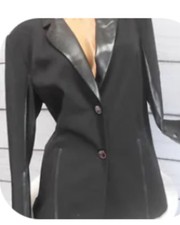 Sheego Stylish Ladies Black Blazer/ Jacket Size 20