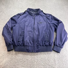 Vintage 90s Members Only Zip Up Moto Strap Snap Button Moto Biker Jacket Size 2X