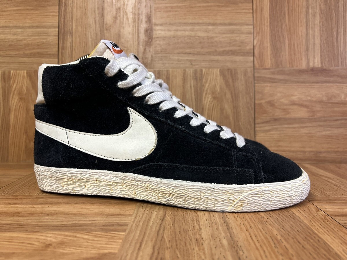 RARE🔥 Nike Blazer High Top Men's Sz 7 Black White Shoes RARE🔥 Nike Blazer High Top Men's Sz 7 Black White Shoes