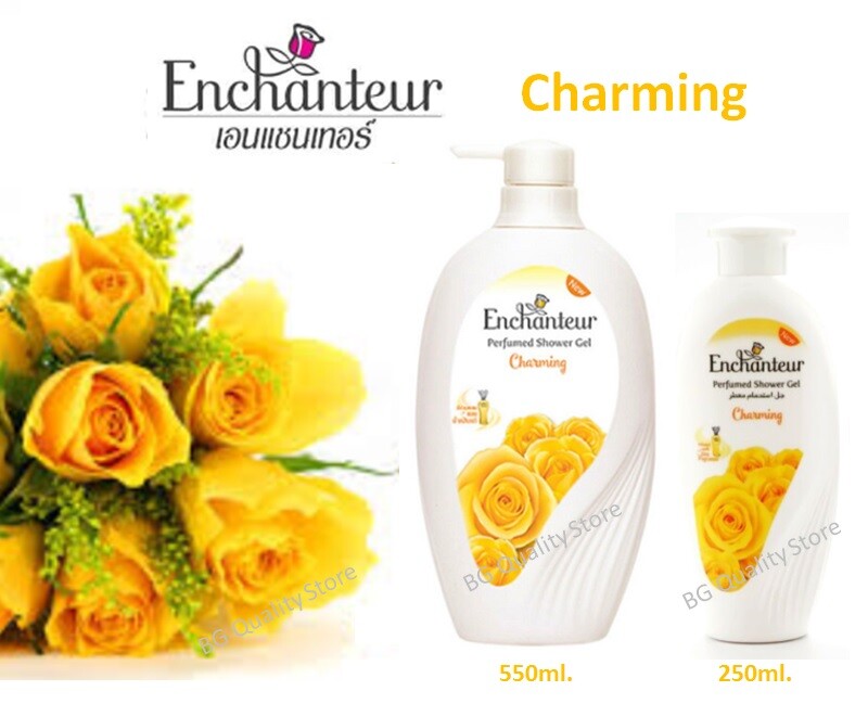 Enchanteur Perfume Shower Bath Gel Body Wash 250 550ml Charming Romantic  Scent