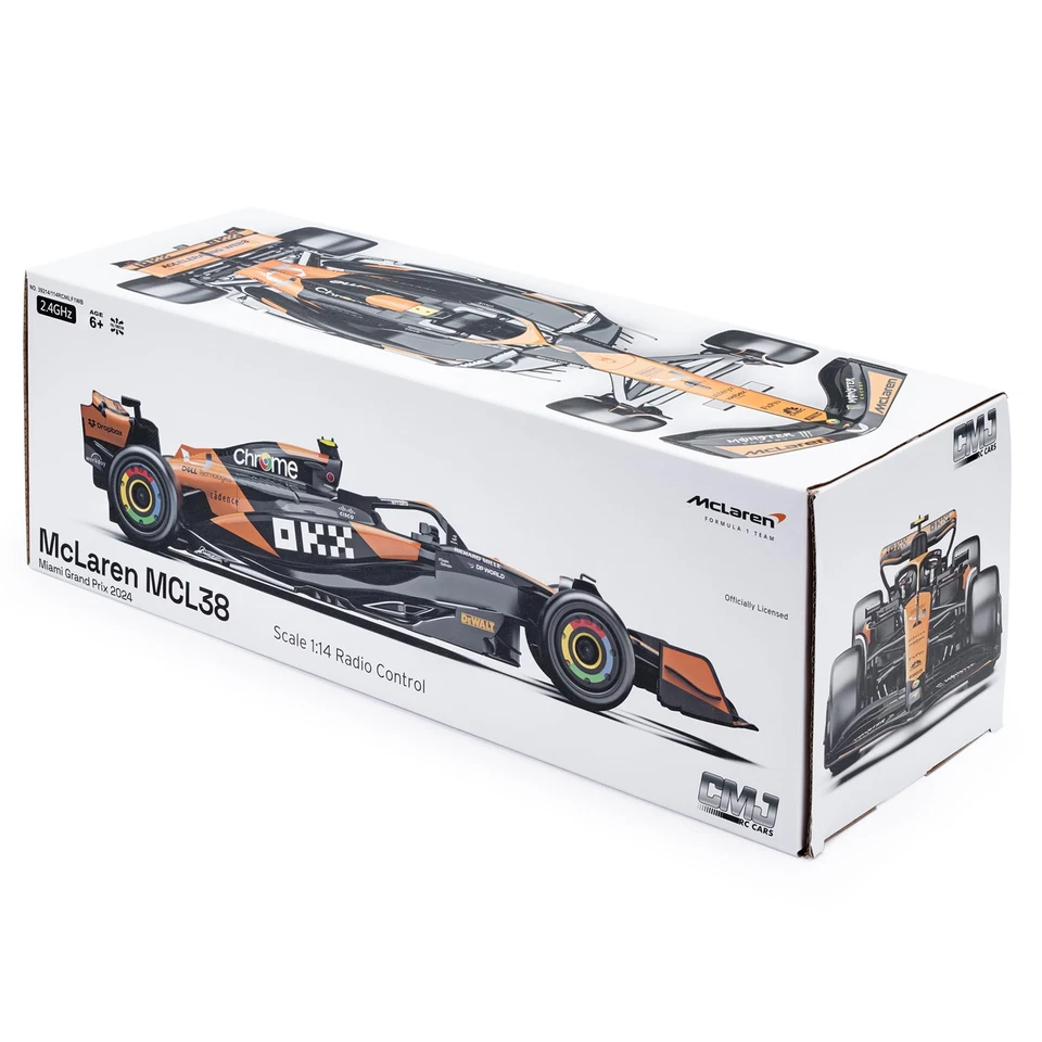 McLaren F1 Ferngesteuertes RC Auto MCL38 Maßstab 114 – 24GHz Fernsteuerung – ... - Bild 3 von 4