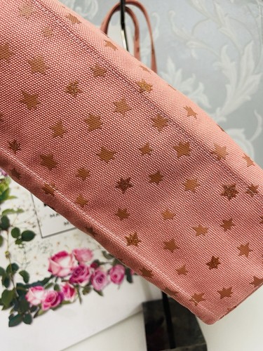 Coach Pink Unicorn & Stars Canvas Tote Bag-Large & Rare - Picture 13 of 23