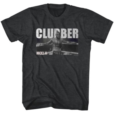 Rocky Balboa T-Shirt New Mens Clubber Lang Rocky 3 Movie in Sizes SM - 5XL 