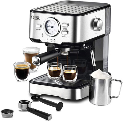 PROFESIONAL Maquina De Cafe Espresso Capuchino Latte Con Vapor De Leche  Expreso 7445042853857 | eBay