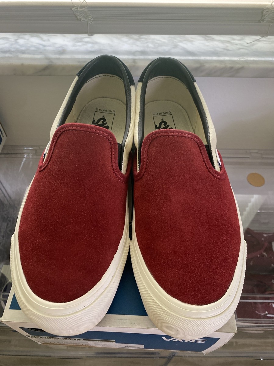 RARE* Vans Vault OG Slip-On 59 LX Red Dahlia, Size 8 | eBay