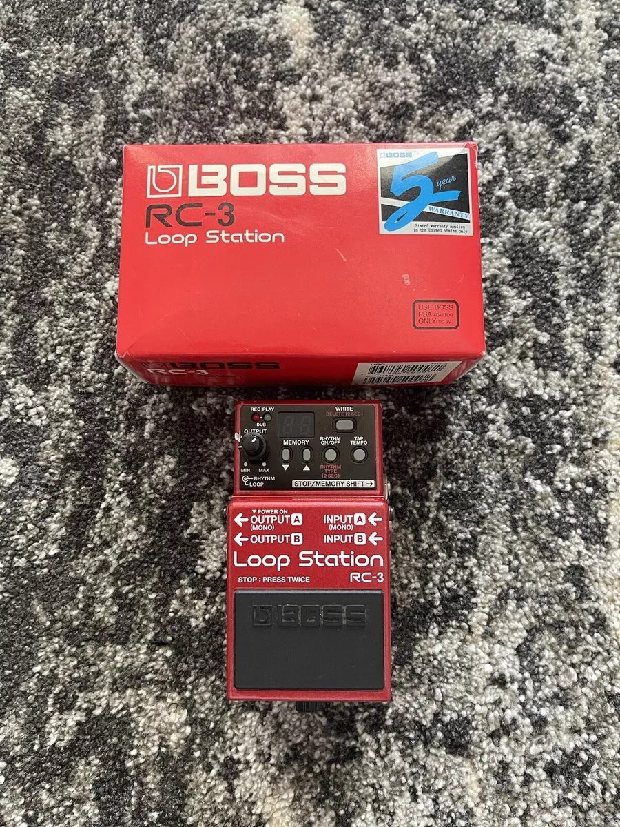 Used Boss Loop Station RC-3 Guitar Effect Looper