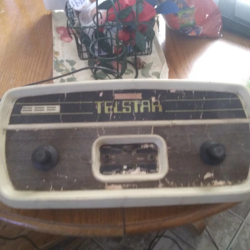 Vintage Coleco TelStar Video Game System w/ tennis,hockey,handball, 1976 ~ USA