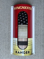 WOW!Curved  Winchester Western Ranger Shotgun Shells 3D Sign Advertising