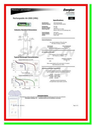 Batterie Ricaricabili AA Energizer - Foto 3