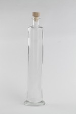 Glas Flasche Cilindro 0,5 Liter F&uuml;llvolumen incl. Korken