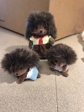 Calico Critters Hedgehog Lot Pickleweeds Family Set Sylvanian Epoch Baby Twins