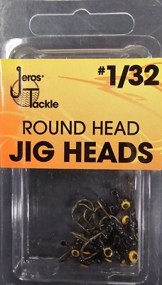 SUPER ROUND JIG HEADS SIZE 1/32