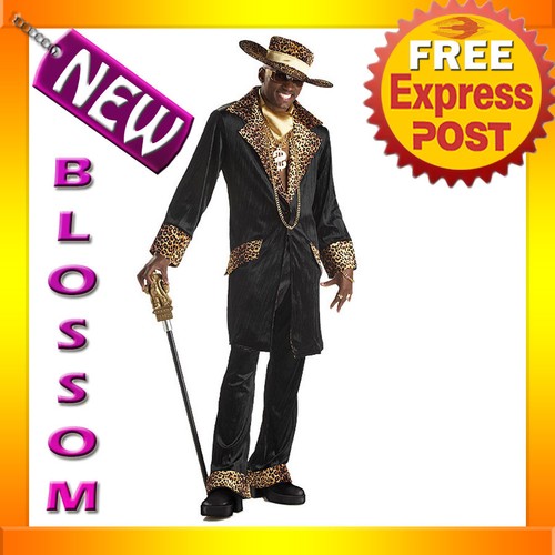 C35 Men Supa Mac Big Daddy Black Pimp 