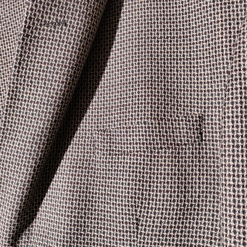 Tallia Uomo Sports Coat No Size Tag (44 Chest) Brown/White pattern - Picture 12 of 24