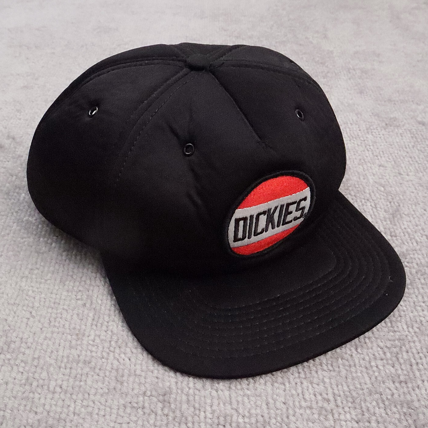 Dickies Patch Flat Bill Black Green Adjustable So… - image 1