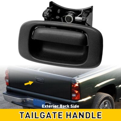 Tailgate Handle Assembly, Upgraded Metal - Compatible With 1999-2007 Chevrolet Silverado 1500, 2500, 3500; 1999-07 GMC Sierra 1500, 2500, 3500 (Classic, HD) - Textured - OEM 15997911, 77488, 15228540 Poignée De Porte Extérieure - Foto 10