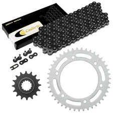 Black Drive Chain And Sprocket Kit for Honda CBR600RR 2003-2006 525-Chain