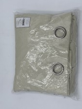 Exclusive Home Curtains Sateen Twell Weave Blackout Grommet Set of 2 Panel Linen